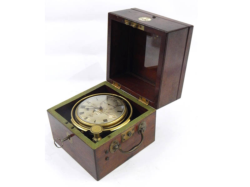 Mid 19th century marine chronometer sold for £2,400