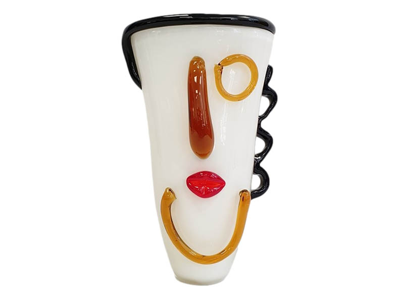 Murano glass Picasso head vase sold for £95